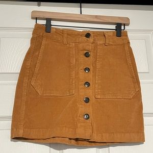 Wild Fable Button-up Skirt